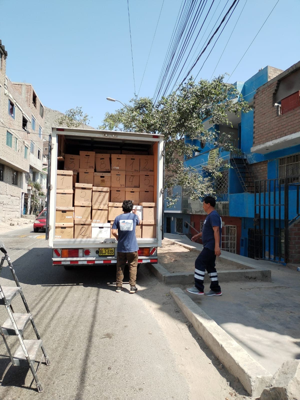 Camión de mudanza EcoAndes Lima